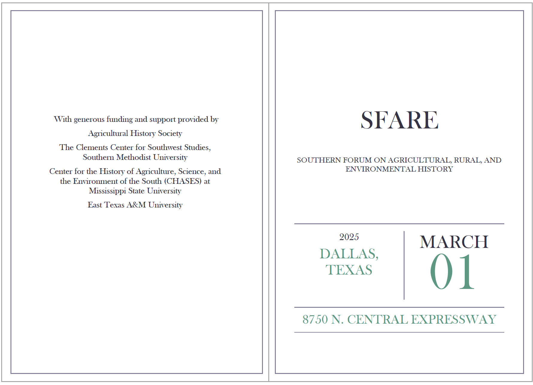 SFARE Program
